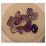 Group of Amethyst Faceted Gemstones...4.10 carats