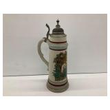 Gerz West Germany 2L Beer Stein with Pewter Lid