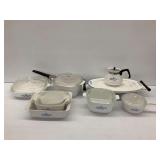 Corning Ware Blue Cornflower Pattern Cookware Collection