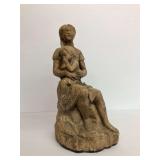 Sculpted Figure of Mother and Child