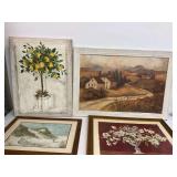 Assorted Framed Wall Art -Group of Four