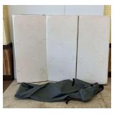 Tri-fold Memory Foam Queen Size Mattress with Storage Bag