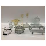 Group of Glassware and Serving Pieces