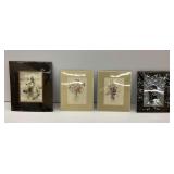 Framed Artwork Featuring Edward Gorey, Goertzen and Ratafia Signed Pieces