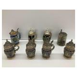 Eight Collectible Beer Steins