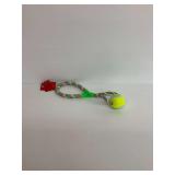New Rope and Tennis Ball Dog Toy