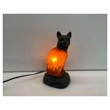 Novelty Cat Figural Lamp... works