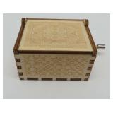 Engraved Wooden Music Box - LaLaLand Theme