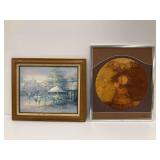 Two Framed Pieces of Art... see photos and description