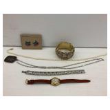 Laurel Burch Earrings, Watch, Bracelets, and Necklaces