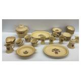 Pfaltzgraff Yorktowne Dinnerware Set with Soup Tureen and Apple Bowls