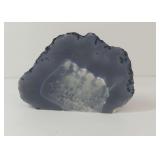 Blue Agate Geode Slice