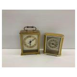 Hamilton and Benchmark Carriage Clocks