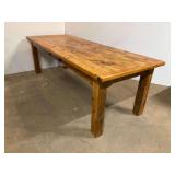Rustic Wooden Farm Table with Drawer...Heavy