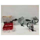 Bodum French Presses, Carafes & Coffee Cup Set