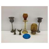 Group of Various Candle Holders
