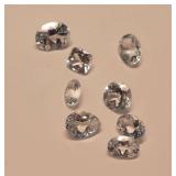 Group of Faceted Aquamarine Gemstones..8.90 carats