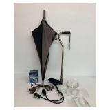 Medical Accessories, Walking Cane, and Umbrella Lot