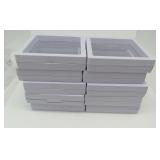 Ten Display Cases... Each 3.5 x 3.5 in.