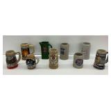 Variety of Beer Mugs and Pitcher