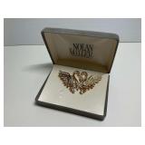 Nolan Miller Glamour Collection Swan Brooch