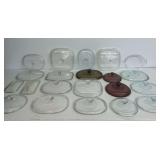 Glass Cookware Lids with Lid Organizer