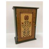 Hand Painted Wooden Cabinet... Signed by Artist