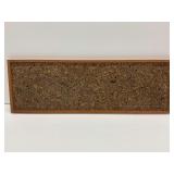 Richards Morgenthau "Designed Wood" Cork Board Bulletin Board