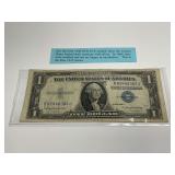 1935 H Silver Certificate One Dollar Bill