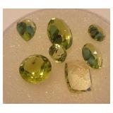 Group  of Faceted Peridot Gemstones...4.05 cwt