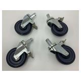 Set of Four Rolling Locking Casters