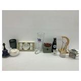 Collectible Items: Goebel Bell, Teapots, Beer Glass, Espresso Set, & More