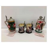 Fur Coca-Cola & NASCAR Commemorative Steins