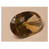 Golden Citrine Faceted Gemstone...13.10 carats