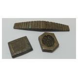 Vintage Bronze Jewelry Molds