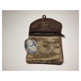 Barbara Bixby Sterling Silver Cameo Brooch Pin with Pouch