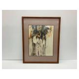 Framed Saluki Dogs Print by Ratafia