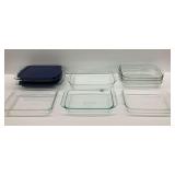 Pyrex Glass Baking Dishes - 9 Pieces