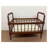 Vintage Jenny Lind Style Doll Bed with Mattress