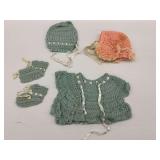 Vintage Handmade Baby Clothes Set