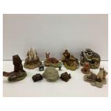 Wildlife Figurines: Border Fine Arts, Schmid, Aynsley, and Other Figurines