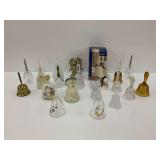 Group of Glass, Porcelain, and Metal Bells