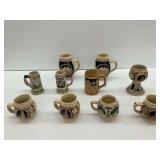 Group of Ornamental Beer Mugs and Tankards