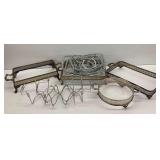 Metal Chafing Dish Stands and Serving Tray Frames