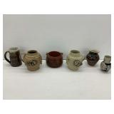 Six-Piece Pottery Group