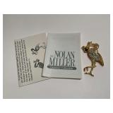 Nolan Miller Glamour Collection Stork Brooch
