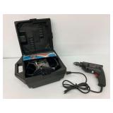 Sears Craftsman Router and SKIL 3/8 in. Drill...both power on