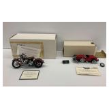 Franklin Mint Precision Models: 1942 Indian & 1928 Stutz Black Hawk
