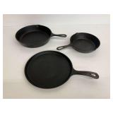 Lodge Cast Iron Skillet Collection - Three Pieces
