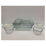 Pyrex and Anchor Hocking Glass Bakeware Assortment